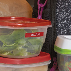 Feliratozógép szalag tartós Dymo D1 1978366 12mmx3m ORIGINAL fehér/piros