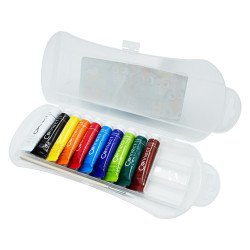 Tempera 10x12ml, készlet, Connect műanyag dobozban Tempera Connect