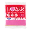 Törlőkendő általános 3 db/csomag Bonus_B163