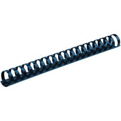 Spirál, műanyag, 14mm, 81-100lap, 100 db/doboz, Fellowes® kék Kötészeti kellék Fellowes