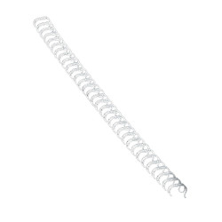 Fém spirál 3:1, 12mm, 81-100lap, Fellowes® 100 db/doboz, fehér Kötészeti kellék Fellowes