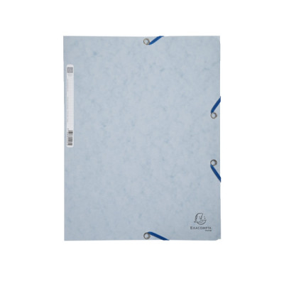 Gumis mappa karton  prespán A/4 Exacompta világosszürke