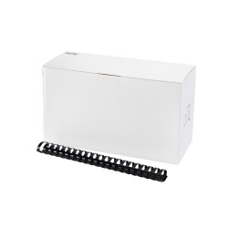 Spirál műanyag 38mm, 50 db/doboz, Bluering®, fekete Kötészeti kellék Bluering