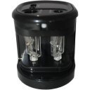 Hegyező asztali 2 lyukú elektromos elemes és USB adapterrel működtethető EG5161 Eagle fekete