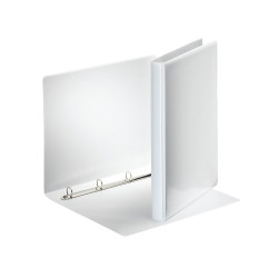 Gyűrűskönyv panorámás A4, 2,5cm, 4 gyűrű, PP Esselte fehér Gyűrűskönyv Esselte