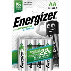 Akkumulátor AA ceruza 2300mAh Extreme 4 db/csomag, Energizer Elem, akkumulátor, töltő Energizer