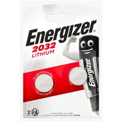 Elem gombelem CR2032 lítium 2 db/csomag, Energizer Elem, akkumulátor, töltő Energizer