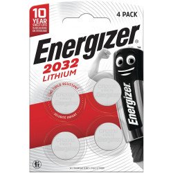 Elem gombelem CR2032 lítium 4 db/csomag, Energizer Elem, akkumulátor, töltő Energizer