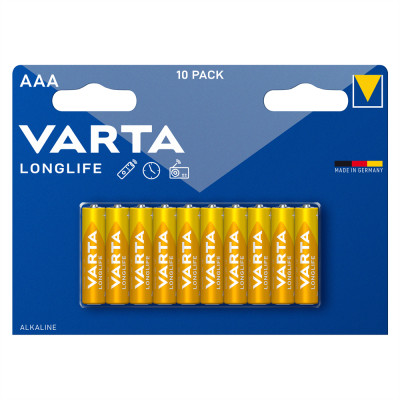 Elem AAA mikro LR03 Longlife 10 db/csomag, Varta