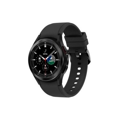 Okosóra SAMSUNG Galaxy Watch 4 Classic (eSIM, szilikon csuklópánt, alumínium, 46mm) fekete