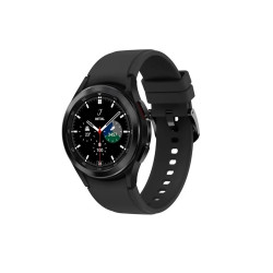 Okosóra SAMSUNG Galaxy Watch 4 Classic (eSIM, szilikon csuklópánt, alumínium, 46mm) fekete Okosóra Samsung