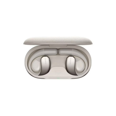 Fülhallgató bluetooth XIAOMI OPENWEAR SZTEREO (v5.3, TWS, fülre akasztható, mikrofon + töltőtok) bézs