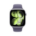Okosóra Apple Watch S11 GPS 42mm Silver Aluminium Case with Purple Fog Sport Band - M/L