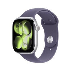 Okosóra Apple Watch S11 GPS 42mm Silver Aluminium Case with Purple Fog Sport Band - M/L Okosóra Apple