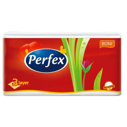 Papírzsebkendő 3 rétegű 100 db/csomag Perfex Papírzsebkendők Perfex