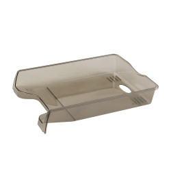 Irattálca műanyag 355, 355x255x60mm, Bluering®, füst Irattálca Bluering