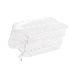 Irattálca műanyag 355, 355x255x60mm, Bluering®, víztiszta Irattálca Bluering