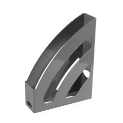 Iratpapucs 8cm, műanyag, 80x327x253mm, Bluering®, szürke Iratpapucs Bluering