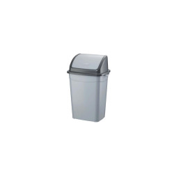 Szemetes kuka billenő fedéllel műanyag 16 literes antracit UP118-245 Papírkosár, szemetes Planet
