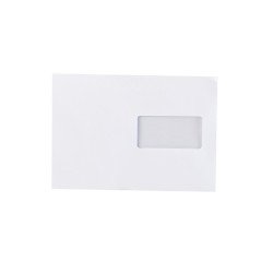 Boríték LC/5 enyvezett bélésnyomott jobb ablakos külső füles 45x90mm 162x229mm J20A60 Bluering® fehér Boríték Bluering