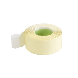 Árazószalag 25x12mm, stancolt 10 tekercs/csomag, fehér Árazószalag Egyéb