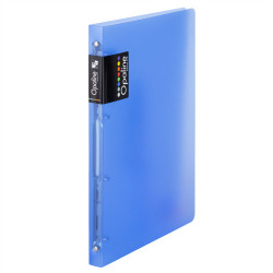 Gyűrűskönyv A4, 4 gyűrűs 2cm gerinc PP, Karton P+P Opaline kék Gyűrűskönyv Karton