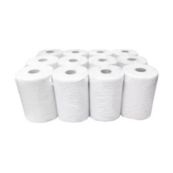 Kéztörlő 2 rétegű tekercses átmérő: 14 cm 100% cellulóz 12 tekercs/karton Bluering® hófehér Papírtörlők Egyéb