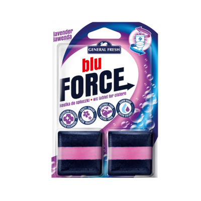 WC tartály tabletta/illatosító 2 db/csomag Blue Force levendula