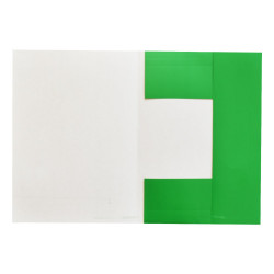 Iratgyűjtő, táblázatos pólyás dosszié A4, 230g. karton Bluering® zöld Pólyás dosszié Bluering