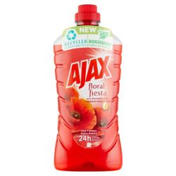 Általános tisztítószer 1 liter Ajax Floral Fiesta Red Flowers Általános tisztítószerek (fel,- lemosás) Ajax