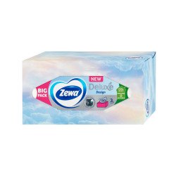 Papírzsebkendő 3 rétegű 150 db/doboz Zewa Deluxe Papírzsebkendők Zewa