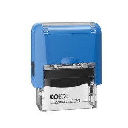 Bélyegző C20 Colop kék átlátszó ház/fekete párna Bélyegző és kelléke Colop