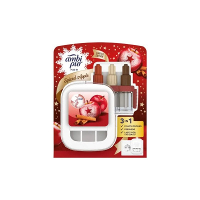 Légfrissítő elektromos utántöltő készülékkel 20 ml Ambi Pur 3 Volution Spiced Apple