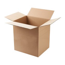 Karton doboz D1/5 500x400x500mm, 2 helyen bígelt 5 rétegű Bluering® Doboz Bluering