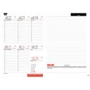 Tanítói zsebkönyv A5, műbőr 145mmx205mm, fehér lapokkal türkiz 2025/2026 Realsystem