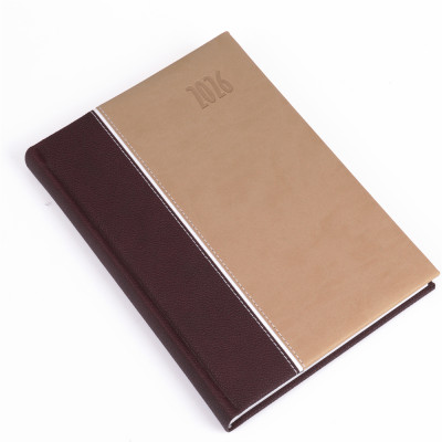 Határidőnapló Kensington A/5, napi fehér lapokkal barna Realsystem 2026.