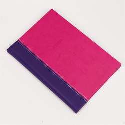 Határidőnapló Linett B/5, heti fehér lapokkal lila-pink Realsystem 2026. Határidőnapló Realsystem