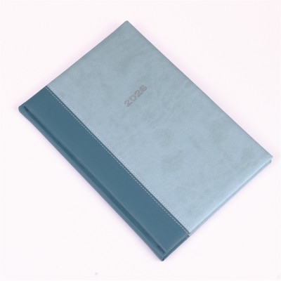 Határidőnapló Linett B/5, heti fehér lapokkal kék-türkiz Realsystem 2026.