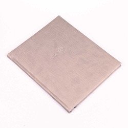 Vendégkönyv napló A/4 fehér lapokkal drapp Realsystem Napló Realsystem