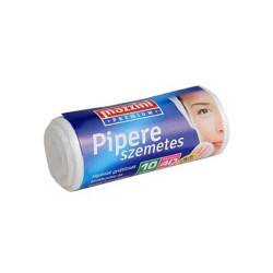 Szemeteszsák pipere 10 liter 34 x 44 cm 45 db/tekercs Mazzini Premium fehér Szemeteszsák Mazzini