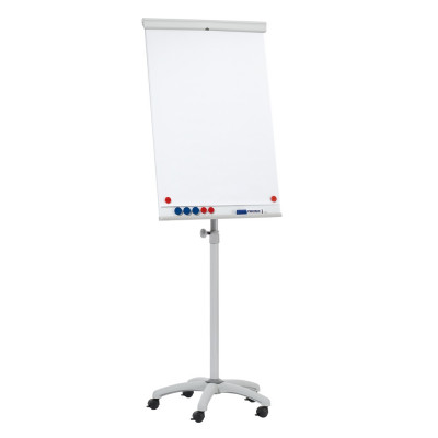 Flipchart tábla mobil 68x105cm, mágneses 5 görgős gurítható ValueLine  EL-FC31 Franken