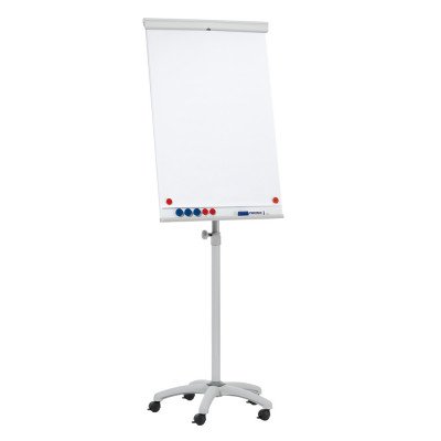 Flipchart tábla mobil 68x105cm, mágneses 5 görgős gurítható ValueLine  EL-FC31 Franken