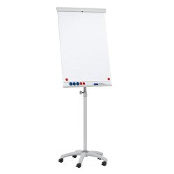 Flipchart tábla mobil 68x105cm, mágneses 5 görgős gurítható ValueLine  EL-FC31 Franken Flipchart tábla Franken