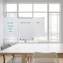 Flipchart tábla mobil 68x105cm, mágneses, 2 db segédkarral, 5 görgős Premium line  F2400/N Franken