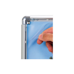 Plakátkeret A4, alumínium keret  BS0701 Franken Megállító tábla Franken