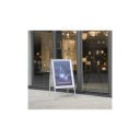 Megállító tábla A2, alumínium keret  BSA2 Franken