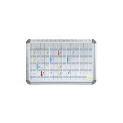 Tervezőtábla éves, havi, heti beoztással  EU5000 Franken Fehér tábla Franken