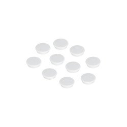 Mágnes 38mm, erősség: 1500 g. HM38 09 Franken 10 db/csomag, fehér Táblamágnes Franken