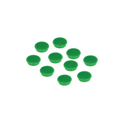 Mágnes 38mm, erősség: 2500 g. HMS36 02 Franken 10 db/csomag, zöld Táblamágnes Franken