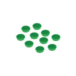 Mágnes 38mm, erősség: 2500 g. HMS36 02 Franken 10 db/csomag, zöld Táblamágnes Franken